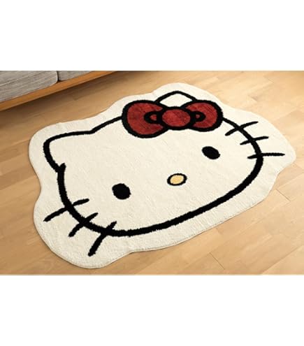 Amazon | COOLEAD 玄関マット ヒョウ柄 ハローキティ アニメ 浴室